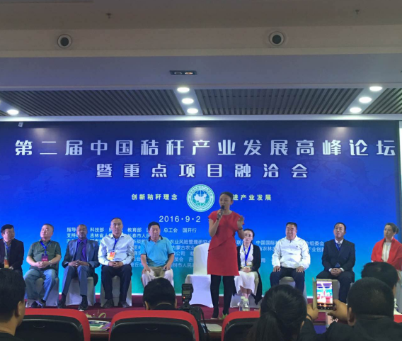 仟億達總裁王元圓在屆中國秸稈產業發展峰論壇上發表講話 仟億達總裁王元圓在屆中國秸稈產業發展峰論壇上發表講話